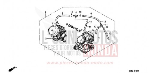 CARBURATEUR (ENS.) XL600VX de 1999